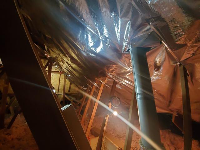 Radiant Barrier is Installed