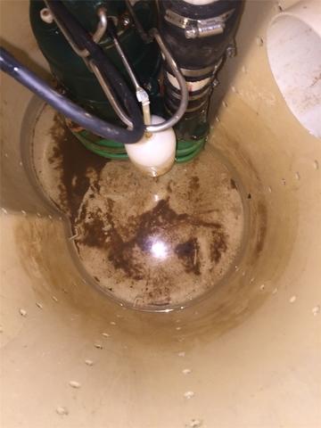 Sump Pump Before Maintenance