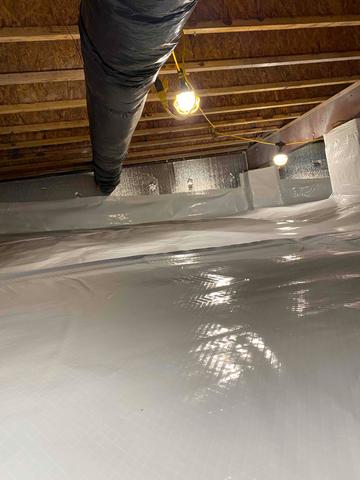 CleanSpace Vapor Barrier Prevents Mold Growth