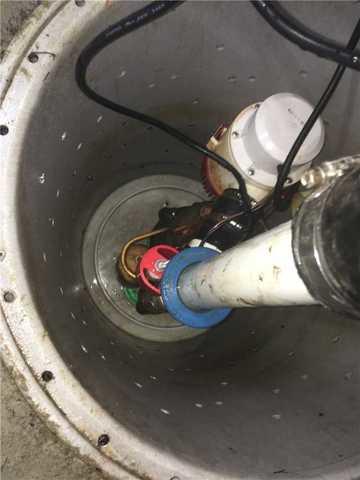 Sump Pump Fully Cleaned Out