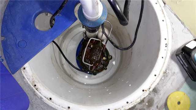 Sump Pump Cleaned