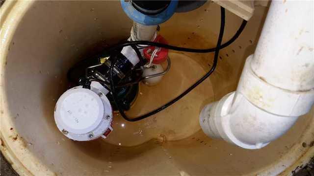 Sump Pump Cleaned