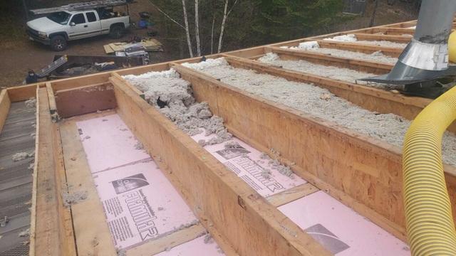 Cellulose Installation Beats Ice Dams in Lutsen, MN