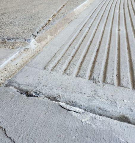 Before PolyLevel® Concrete Repair Procedure