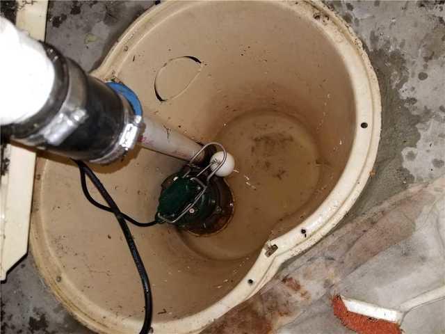 Sump Pump Fully Cleaned Out