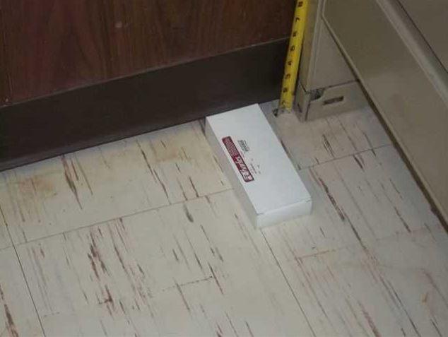 Signs of heaving & settlement