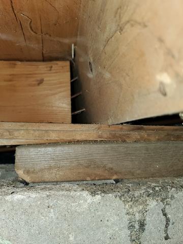 Shifting Crawl Space Joist