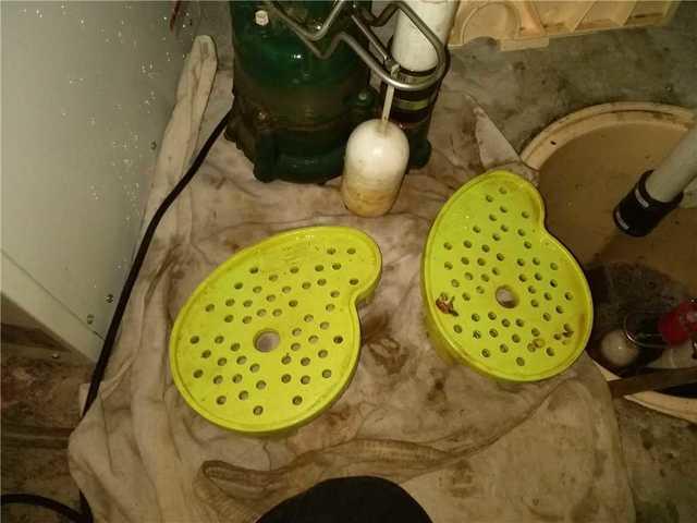 Sump Pump Stands After Maintenance