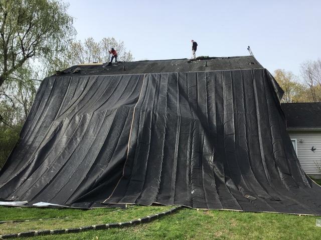 Starting to Take Off The Old Shingles