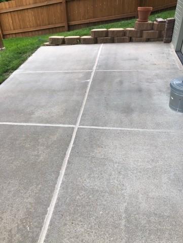 Sealed and Leveled Patio