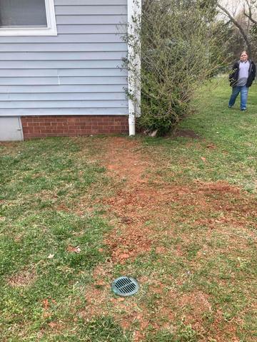 Running Buried Downspouts