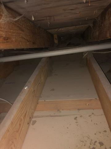 Old Attic Insulation Removed by DBS