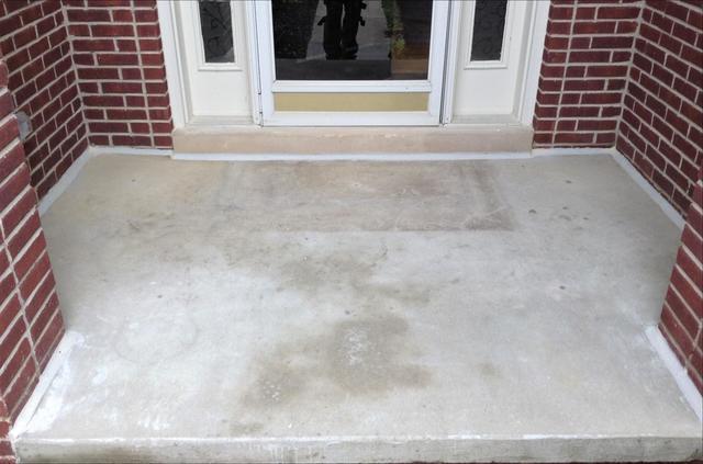 Concrete Porch After PolyLevel