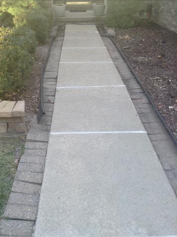 Concrete Walkway After PolyLevel