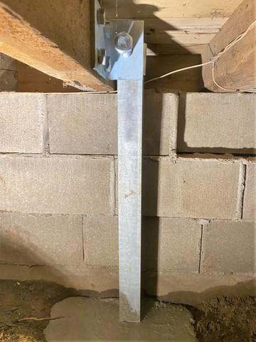 Concrete Footings Support PowerBrace