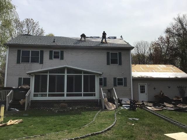 Finishing up the Roof