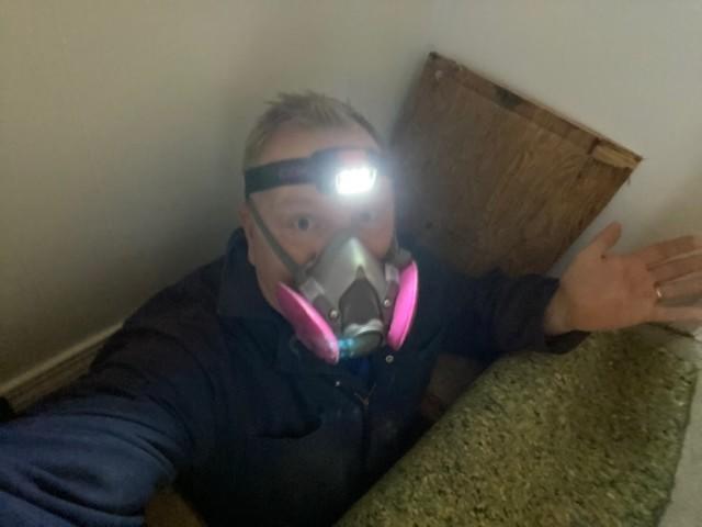 Our System Design Specialists never miss an opportunity to take a selfie in tight spaces.