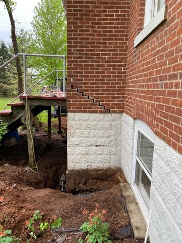 Stabilized Foundation in Holcombe, WI