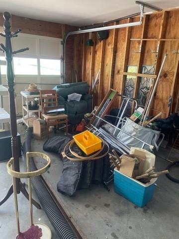 Heaps of junk took up much too room in this garage