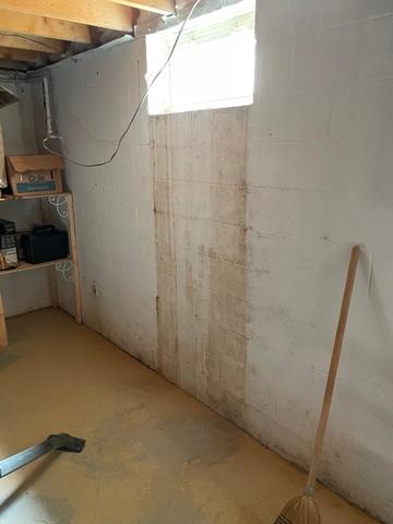 Water Intrusion near Window Well