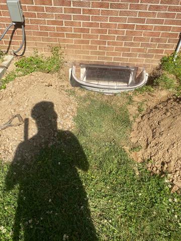 Digging Out Window Well