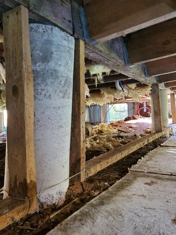 Concrete Supports Shift Over Time