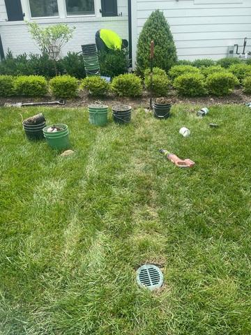 The other side of the trench is now dug