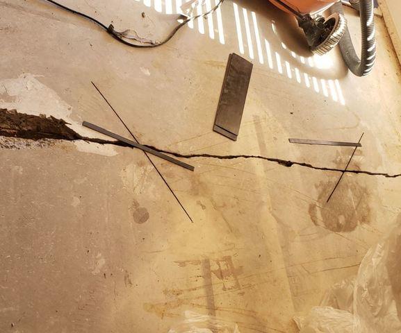 Crack Stitching System Repair: Step 1