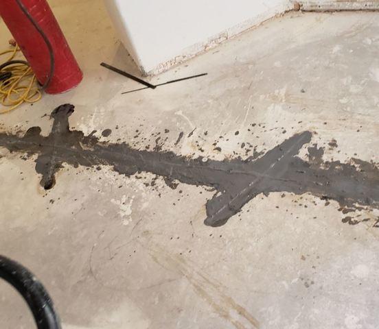 Crack Stitching System Repair: Step 2