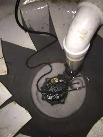 Sump Pump Cleaned
