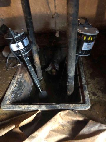 Système de pompes de puisard non fiable