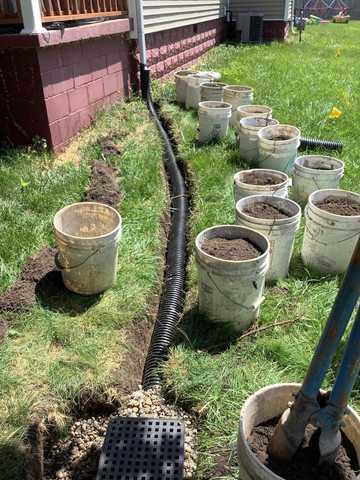 Underground Downspouts