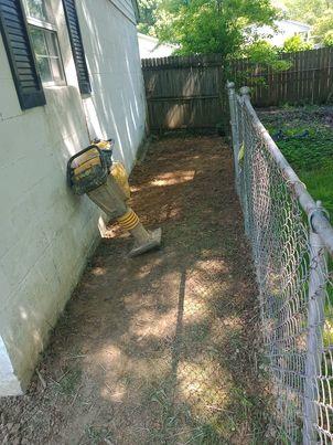 Our BSWV crews installed nin hydraulically-driven Push Piers under the garage in order to stabilize the settling area.