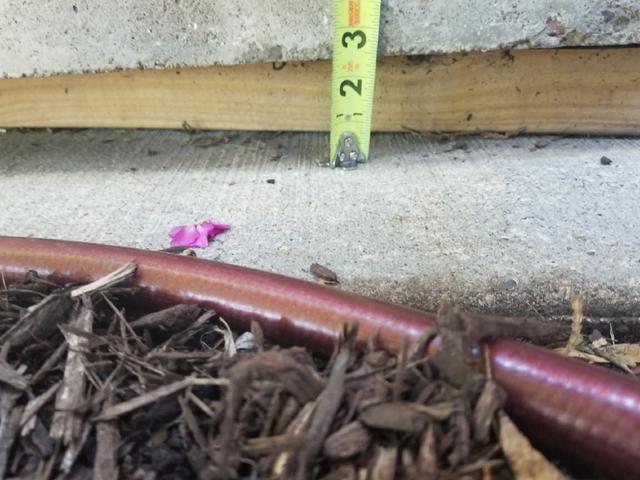 Sinking Sidewalk in Virginia, MN