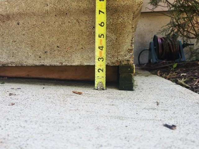 2.5 Inches of Slab Sinking