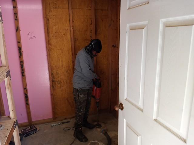 Drilling Through The Slab