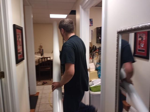 Zach at work