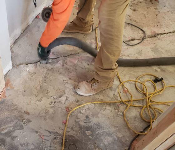 Crack Stitching System Repair: Step 2