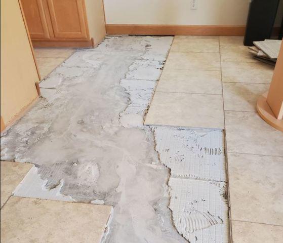 After Concrete Stitching Repair Process