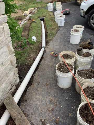 Underground Downspout