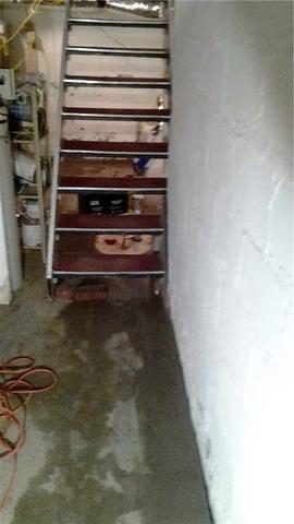 Waterproofing Under Basement Stairs