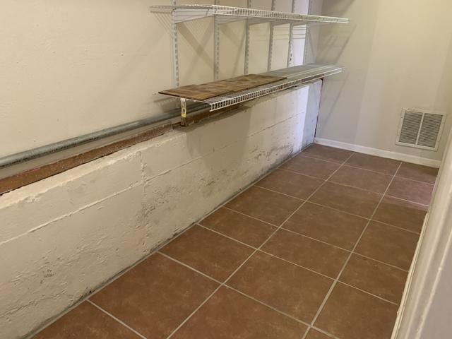 Before Basement Waterproofing