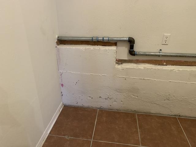 Before Basement Waterproofing