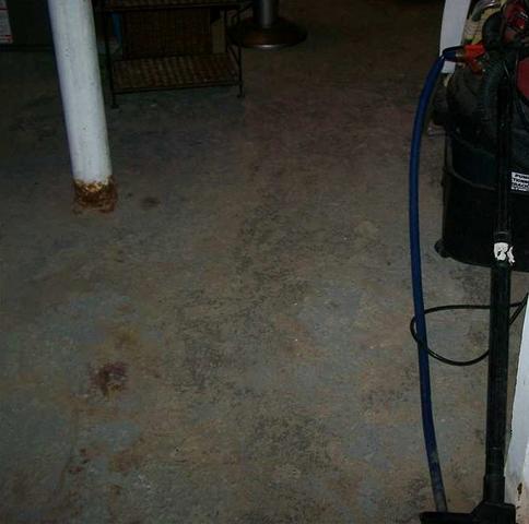 Flooded Basement - Damaged Floors
