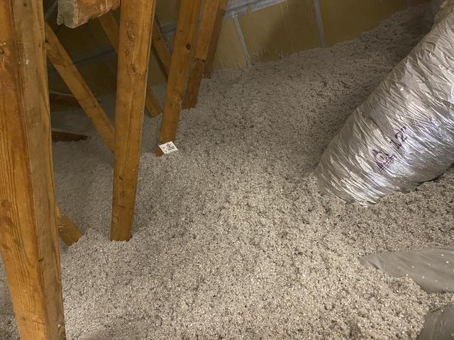 The Attic Floor is Insulated.