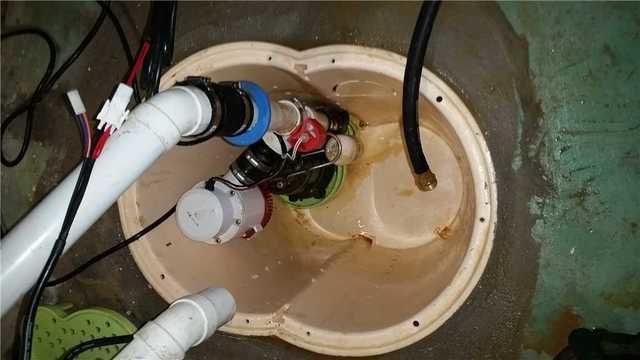 Sump Pump Cleaned