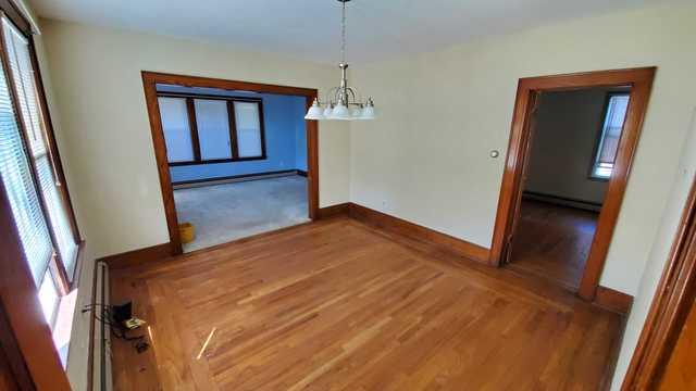 The family room with clutter cleared by our team