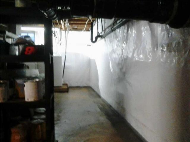 Clean and Waterproofed Basement