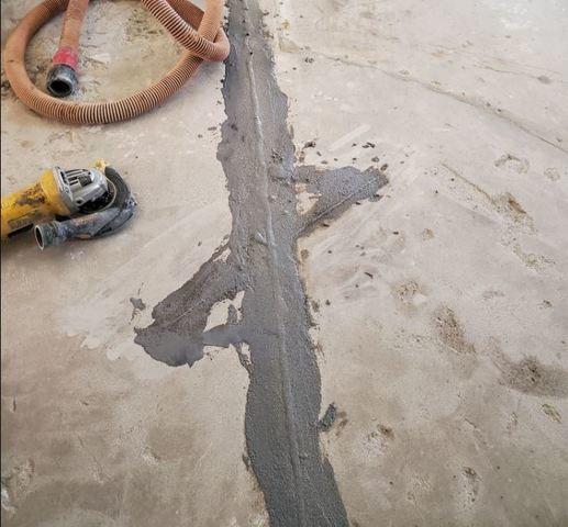 Crack Stitching System: Cutting & Filling