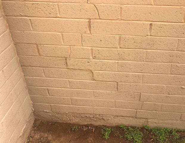 Stair Step Cracks